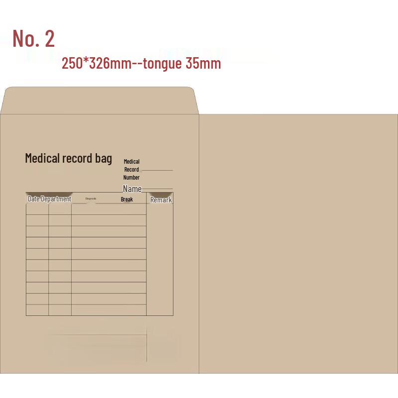 YOUXIHOME Disposable Self-Sealing Medical File Bag