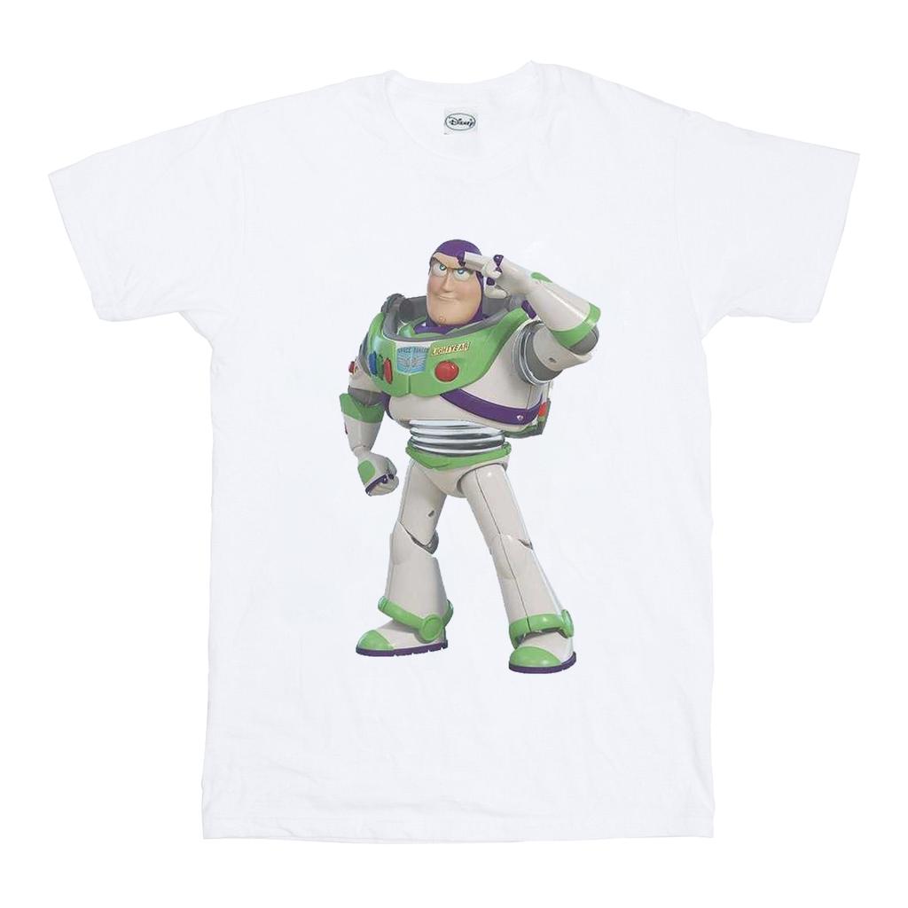 Disney Girls Toy Story Buzz Lightyear Standing Cotton T-Shirt
