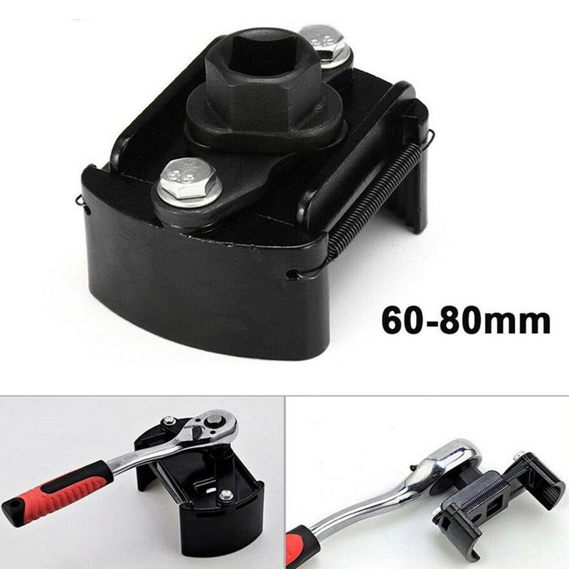 Oil Filter Wrench, Universal Adjustable Oil Filter Socket Wrench With 2 Jaws, Oil Filter Removal Pliers Wrench For Changing Oil