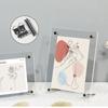 INS Transparent Acrylic Picture Frame Poster Tag Display Wedding Photo Holder Desktop Wall Decor Porta Retrato
