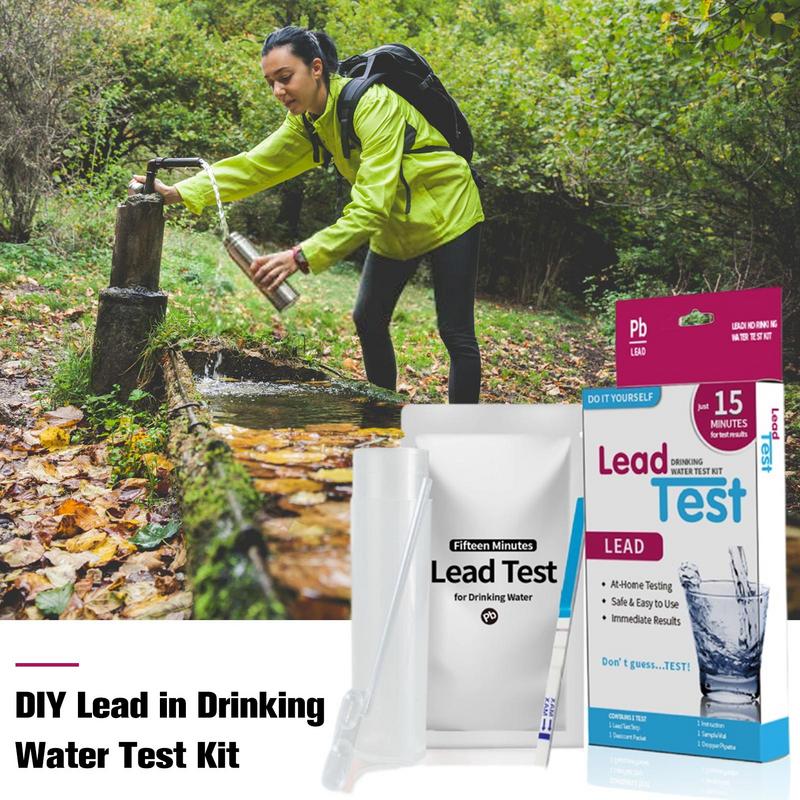 Water Testing Kit for Drinking Water Pool Water Test Lead Test Chlorine PH Hardness Water Quality Test for Tap Water