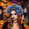 Scary Flower Halloween Headband Simulated Flower Halloween Skull Hairhoop  Girls