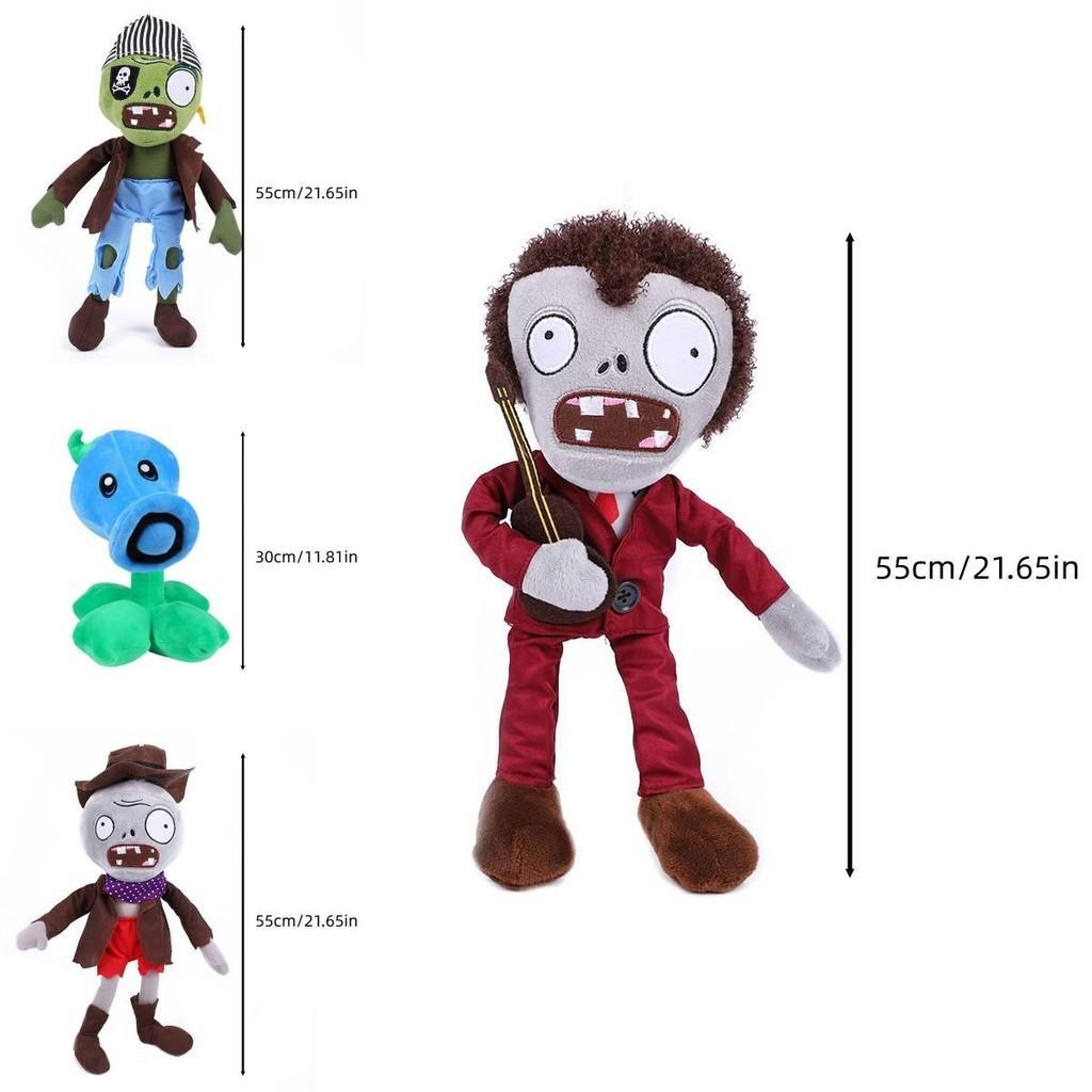 Plants Vs. Zombies New Plush Toy Cartoon Zombie And Plant Game Character Characters)