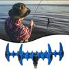 Fishing Rod Holder Screw-in Feeder Rod Rest Head Universal Fishing Pole Support Stand Bracket Bank Sea Fishing