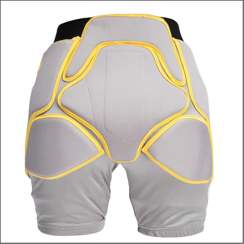 Outdoor Sports Protective Breathable Black/Silver Men/Women Sponge For Ski Skating Riding Diaper Hockey Pants Gear