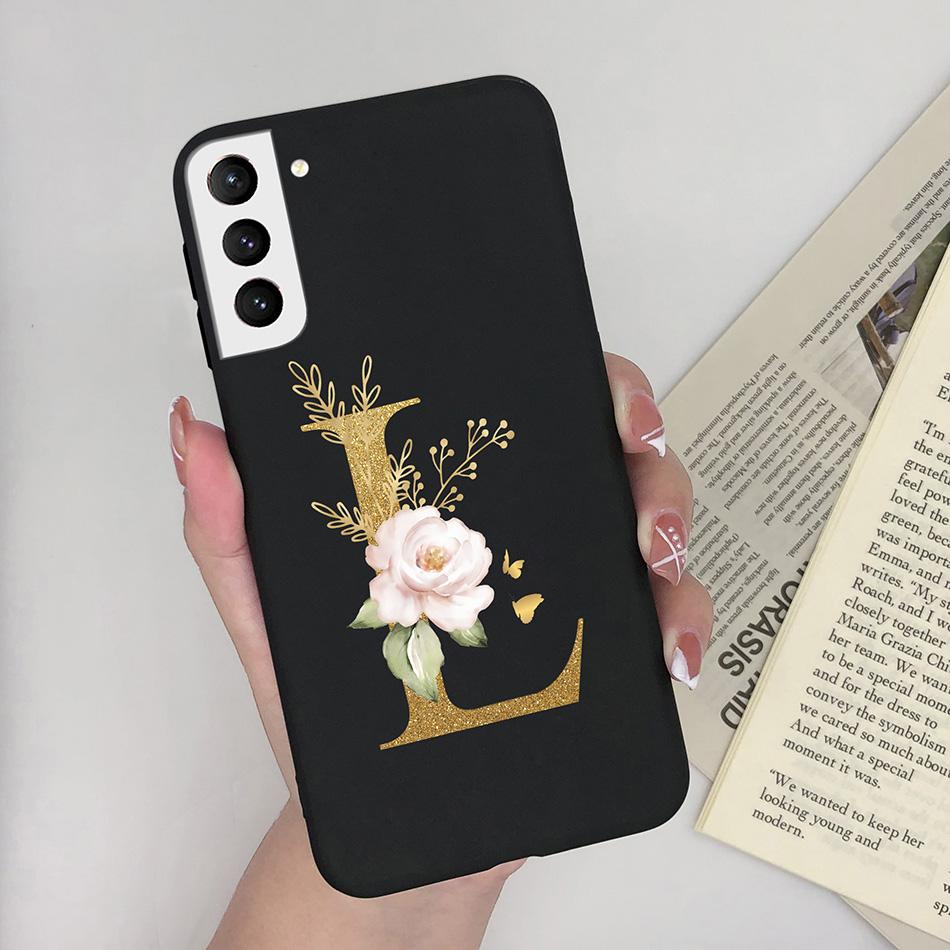 For Samsung S21 FE S21 Ultra Plus Case Slim Soft Cute Letters Cover For Samsung Galaxy S21 Plus 5G S21+ S 21 Ultra Phone Cases