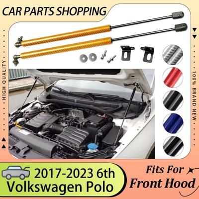 Hood Struts for VW Volkswagen Polo 6th 2017 2018 Front Hood Bonnet Lift Support Damper Shock Piston Rod