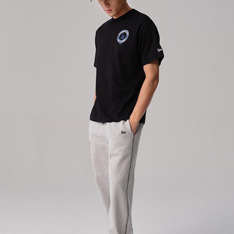 New Era SS24 MLB Los Angeles Dodgers NY Letter Print Crew Neck Short Sleeve T-Shirt Unisex Tops Black 14187402