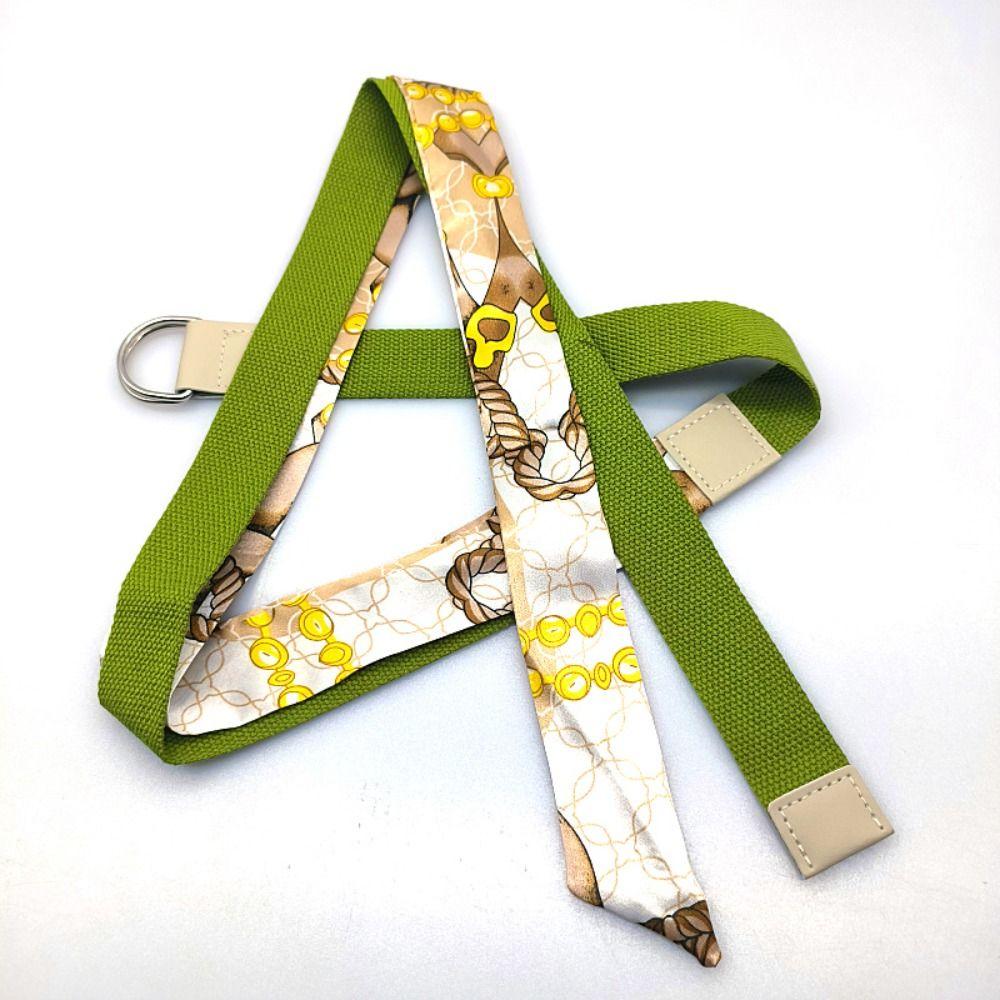 Versatile Canvas Scarf Belt Sweet Decorative Jeans Belt Fashion Luxury Design Waist Strap