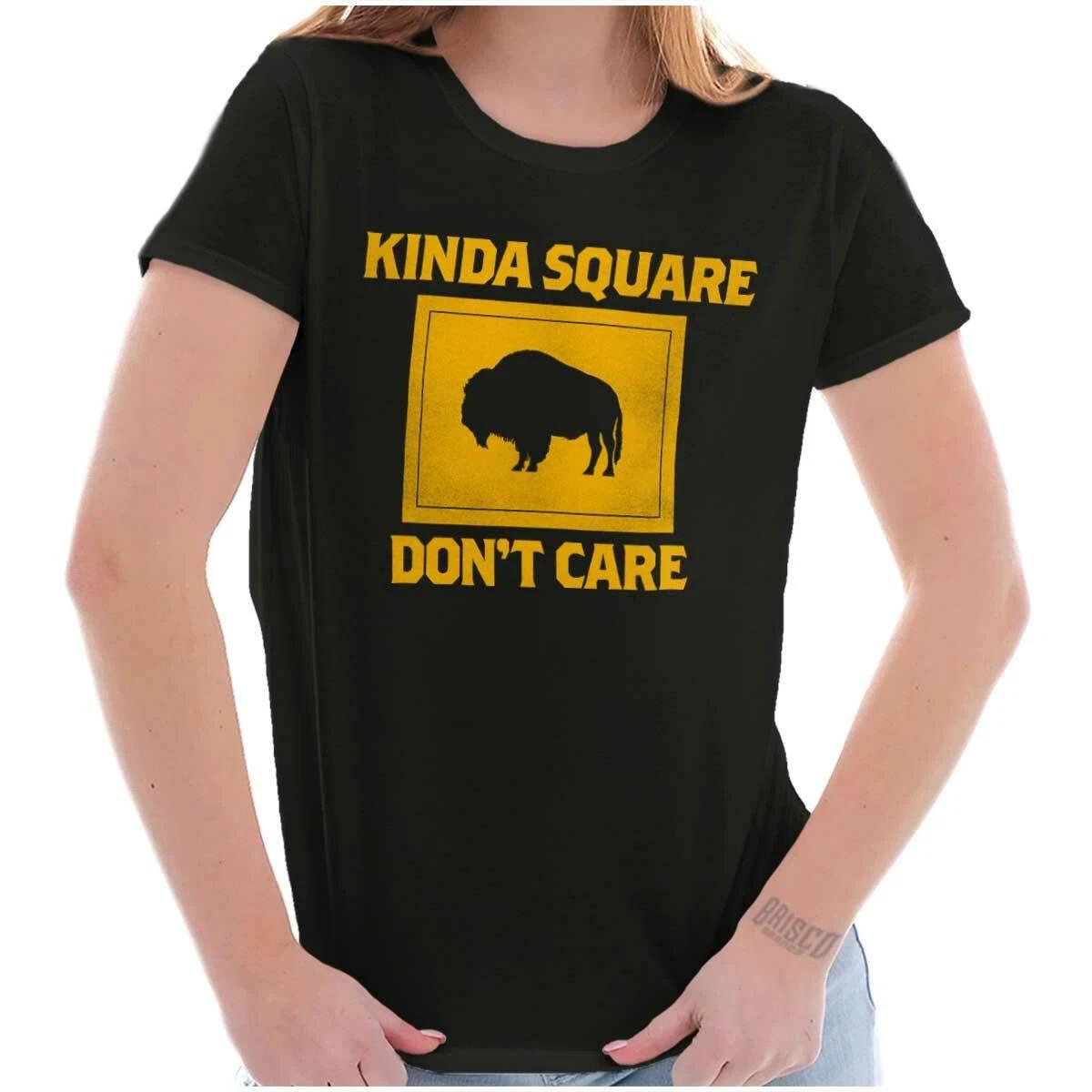 Wyoming Flag Buffalo WY State Pride Attitude Womens Top Junior Graphic Tee XXL