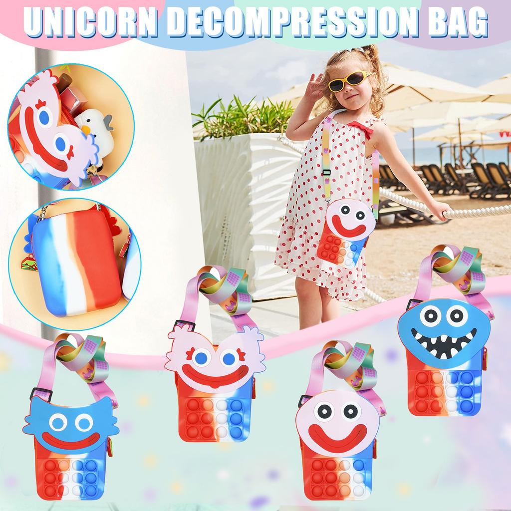 Push Toy Coin Purse ,Bubble Toy Stress Relief Toys For Adult Kids