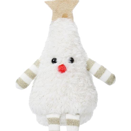 Decorative Ornaments for Garlands Fluffy Christmas Hanging Ornaments, Small Wreath/Tree Plush Doll Pendant, Winter Xmas Cute Pendants Trees