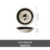 Retro Tulip Ceramic 8-inch Deep Plate