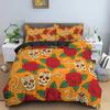 3D Skull Print Bedding Set Skeleton Duvet Cover Comforter Covers For Bedroom Twin King Size Quilt Cover With Pillowcase 23 PCS