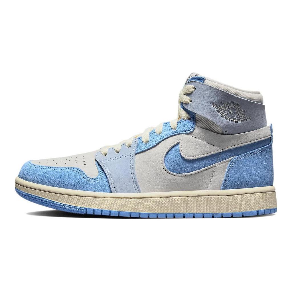 Air Jordan 1 High Zoom Comfort 2 Üniversite Mavi Kadın Spor Ayakkabı Phantom Buz Mavisi Spor Salonu-Kırmızı DV1305-004