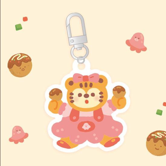 Jelly Crew Schlüsselanhänger aus Harz und Acryl (Cheech Land/Kochkekse) Wähle 1, ein beliebter Satz in Korea