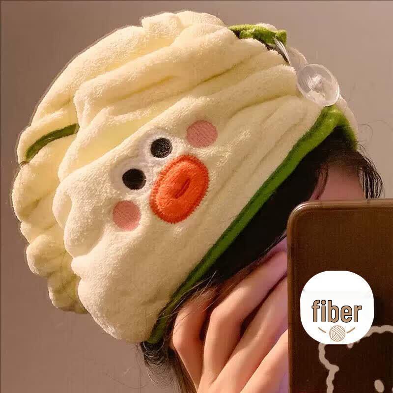 Super Absorbent Coral Fleece Hair Drying Cap