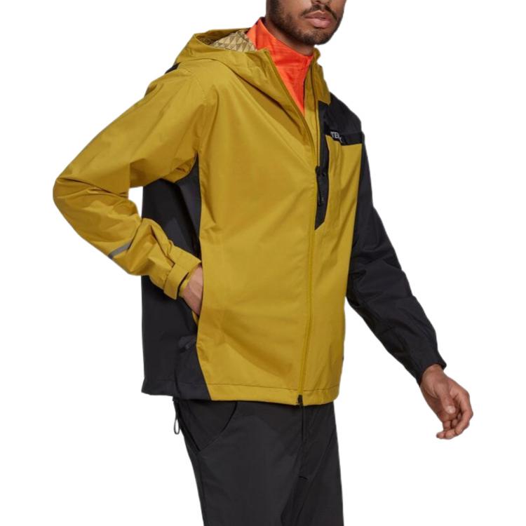 adidas Jackets Men's Olive Hooded Moderate Other HF3272