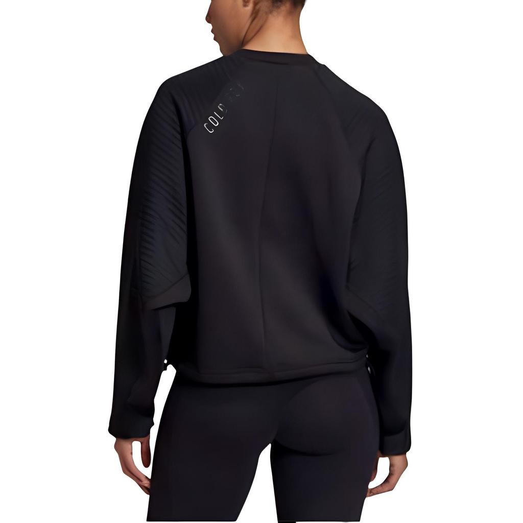 Adidas Sportswear Zne Cold Rdy Athletics Crew Neck Long Sleeve Sweatshirt Women Sweatshirt Black FS2385