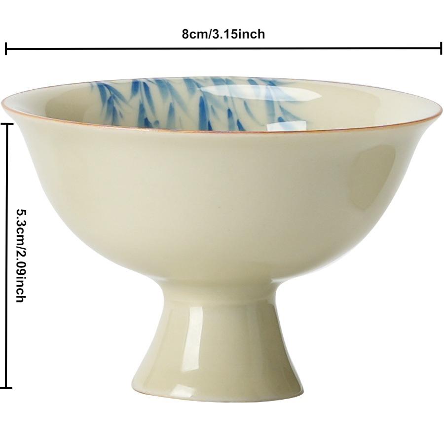 Tea Cup Handmade Willow Swallows Japanese Ceramic Teacups Porcelain Tea Tasting Chinese Kungfu Household Teaware Master Cups