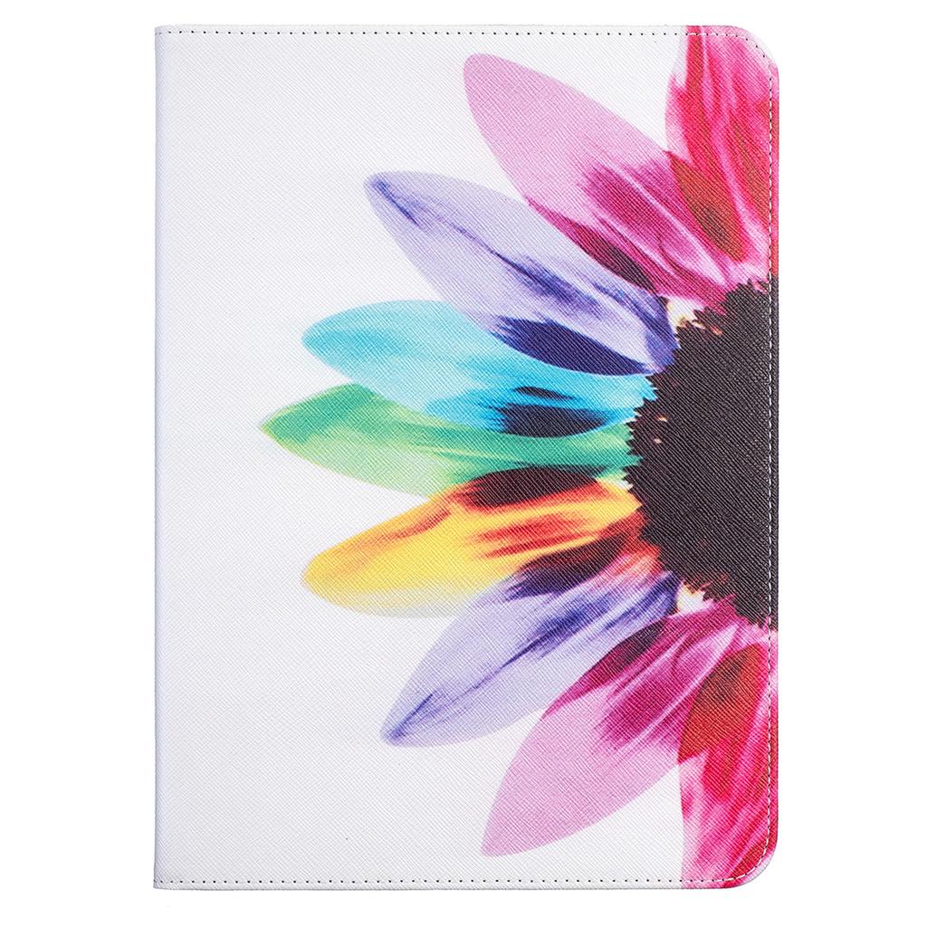 Applicable To iPad Air 13 Tablet Leather Case, Samsung Tab A9plus Cartoon Bear Butterfly Flower Painting Card
