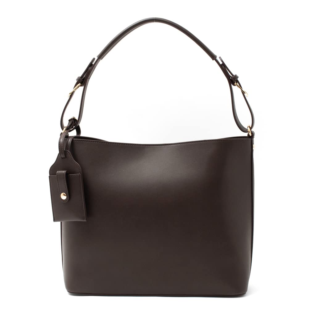 

Vita Felice Shoulder Tote Bag for Women [VITAFELICE] 11-Compartment One-Handle bllb-x1315n (choco) шоколадний