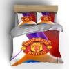 Manchester United Bettwäscheset Bettwäsche Bettbezug-Set Bettbezug Kissenbezüge (1 * Bettbezug 2 * Kissenbezüge, ohne Bettdecke)