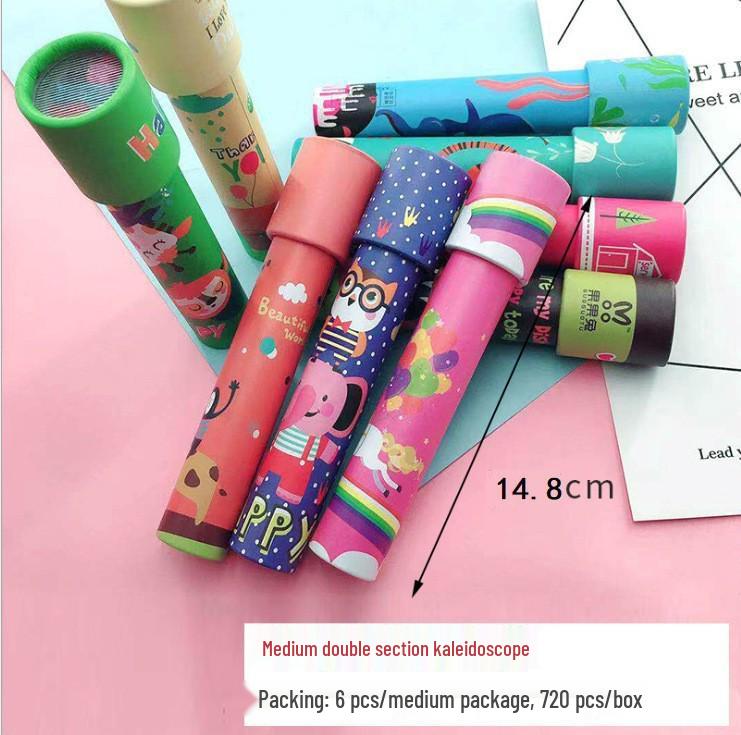Magical Rotating Kaleidoscope: Ever-Changing Flower Viewer for Kids