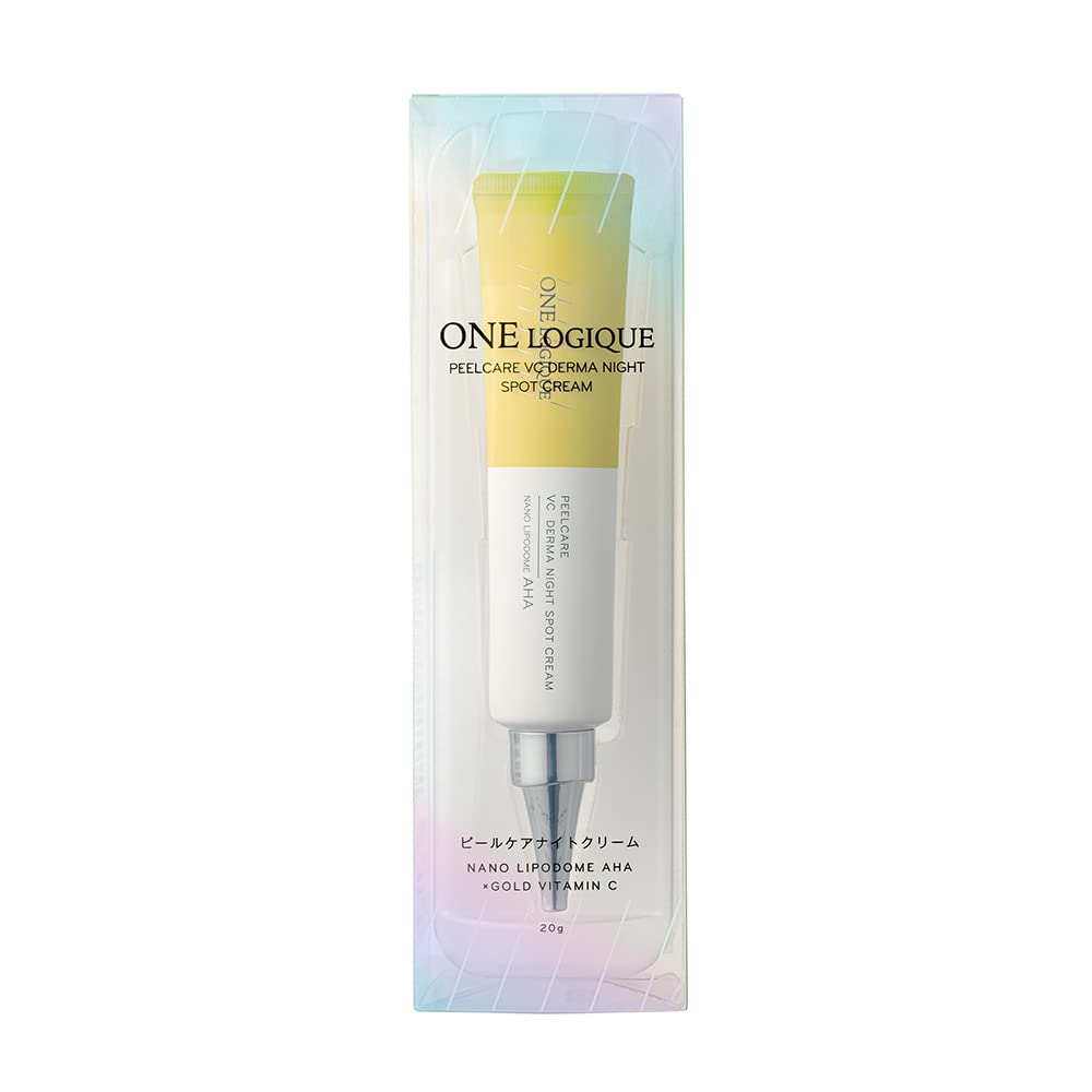 

ONE LOGIQUE Derma Night Cream C 20g Made in Japan Peel Care Pore Care Dryness Vitamin C Exfoliation High Concentration Nano Lipodome AHA Night Peel