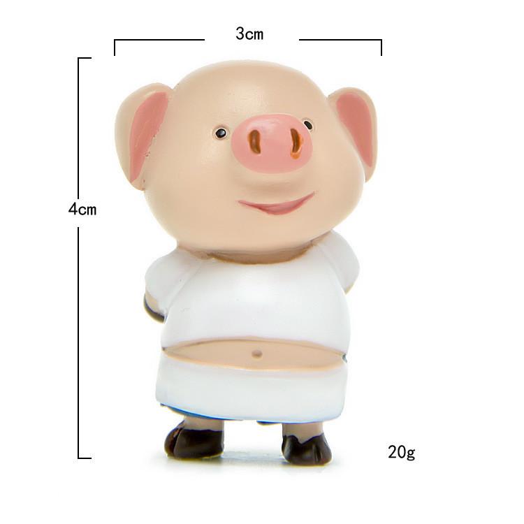 

Kawaii Pig And Lamb Decor With Resin Craft For Living Room Or Office Display Pig