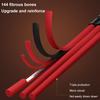 Fully Automatic 144-Rib Premium Light Luxury Wooden Handle Umbrella Black Glue UV-Resistant Windproof Folding Parasol Rain Gear