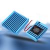 Aluminum Alloy Heat Sink Radiator with  Cooling Fan Heat Fin Cooler for NanoPi R2S