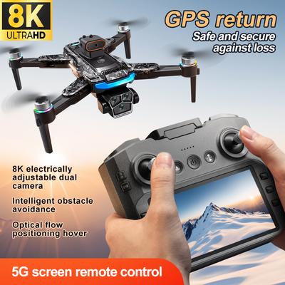 New A14 Pro Max Gps Drone Brushless Screen Control Obstacle Avoidance Optical Flow Intelligent Remote Control Aircraft 10000m