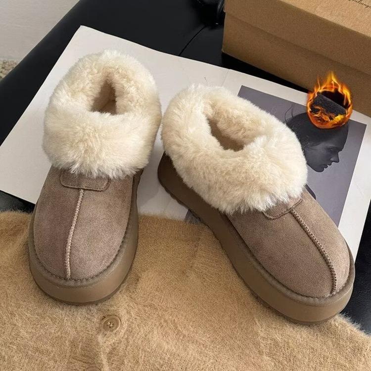 New Style Snow Boots with Added Insulation, Cotton-soled Shoes, Women's Shoes