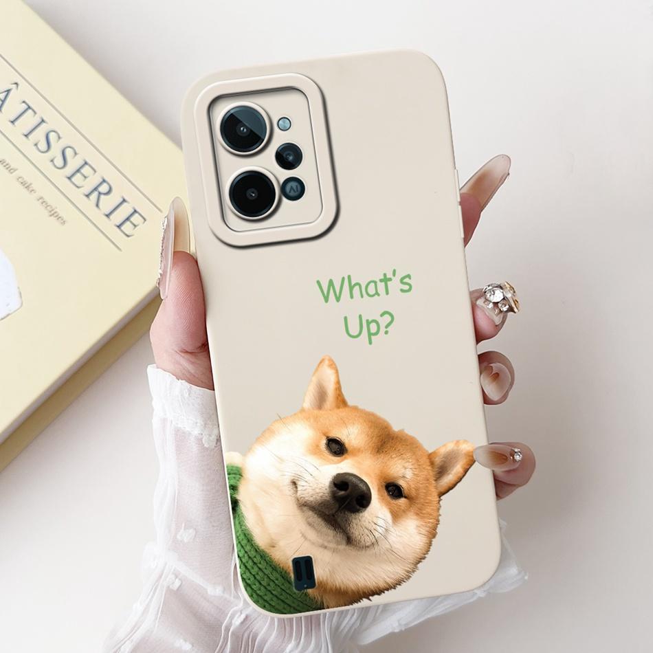 For Realme C31 Case RealmeC31 C 31 4G RMX3501 2022 Cute Cartoon Camera Protective Shockproof Soft Silicon Phone Cases