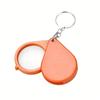 1pc/2pcs Magnifying Glass Keychain - Durable, Anti-Deformation, Portable Mini Magnifier for Elderly, Reading & General Use - Plastic Material