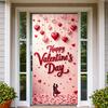 Festive Silhouette hearts Celebration Decor Banner Hanging hearts Heart Love banner for Event setup