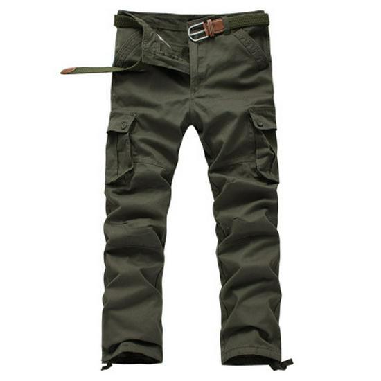 Men's Loose-Fit Multi-Pocket Work & Skateboard Pants - Wear-Resistant, Plus Size Casual Trousers