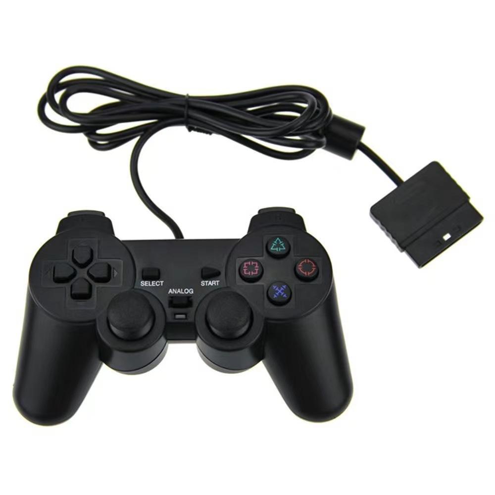 Newest Wired Gamepad Controller For PS2/PSX/PSone, 1Pcs Wired Connection PS2 Joystick Joypad 16*10*6cm чёрный
