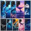 Humpback Whale Sea Giant Soft Cover for Samsung Galaxy S25 Edge S26 S24 S23 Ultra Phone Case S22 S21 Plus S20 FE Print Pattern S
