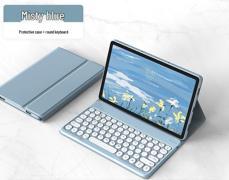 Compatible Honor X8A & Huawei MatePad 11.5 Keyboard Leather Case