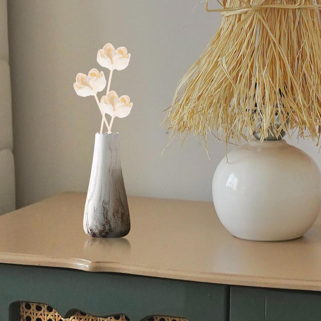 4 Stück künstliche Trockenblumen ätherische Öldiffusorstäbchen DIY Basteln Zuhause Büro Schreibtisch Blumen Diffusoren Aroma Raumduft Geschenk