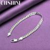 CHSHINE 925 Sterling Silver Men 5mm Side Chain Bracelet Fashion Charm Wedding For Women Jewelry
