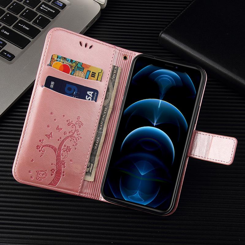 Applicable To Apple Flip iPhone 13 Pro Magnetic Embossing, Mobile Phone Case Samsung A13 Xiaomi, Mobile Phone Case