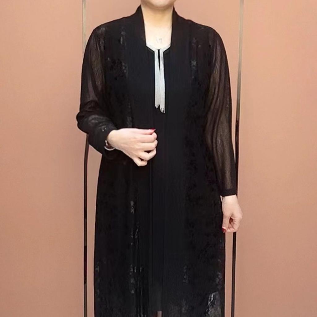 Summer Women Shawl Coat Loose Long Cardigan Blouse Open Front Blouse Light Sun Protection Clothing
