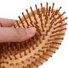 1Pc Hair Brush Women Massage Bamboo Combs Anti-Static Detangling Reduce Hair Loss Styling Tools