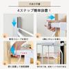 RAKU Pet Dog Height Baby Installation Width Tension Front and Back Auto Open Double Easy No Drilling Escape Prevention Fence Installation Width Gate,