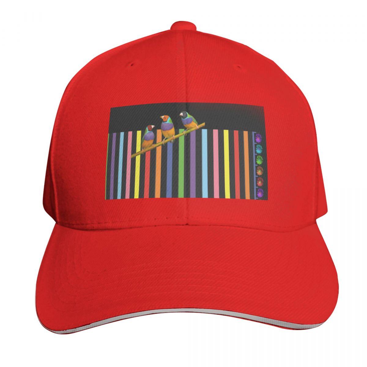 Graphic Birds and Flowers Baseball Cap Golf Hat dad hat Luxury Brand hard hat Womens Golf Clothing Unisexs