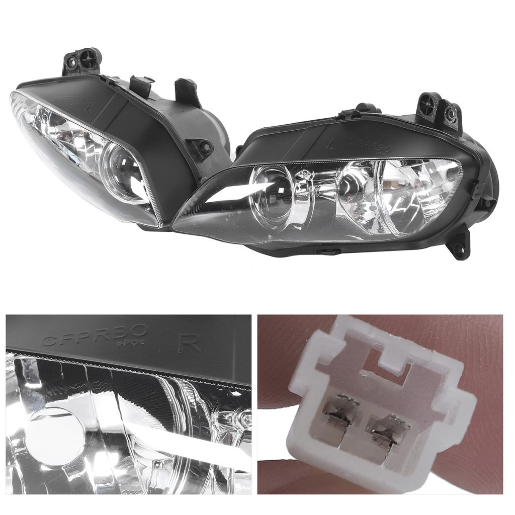 Motorcycle Headlight Assembly Housing Lens Fit for Yamaha YZF 1000 R1 20042006