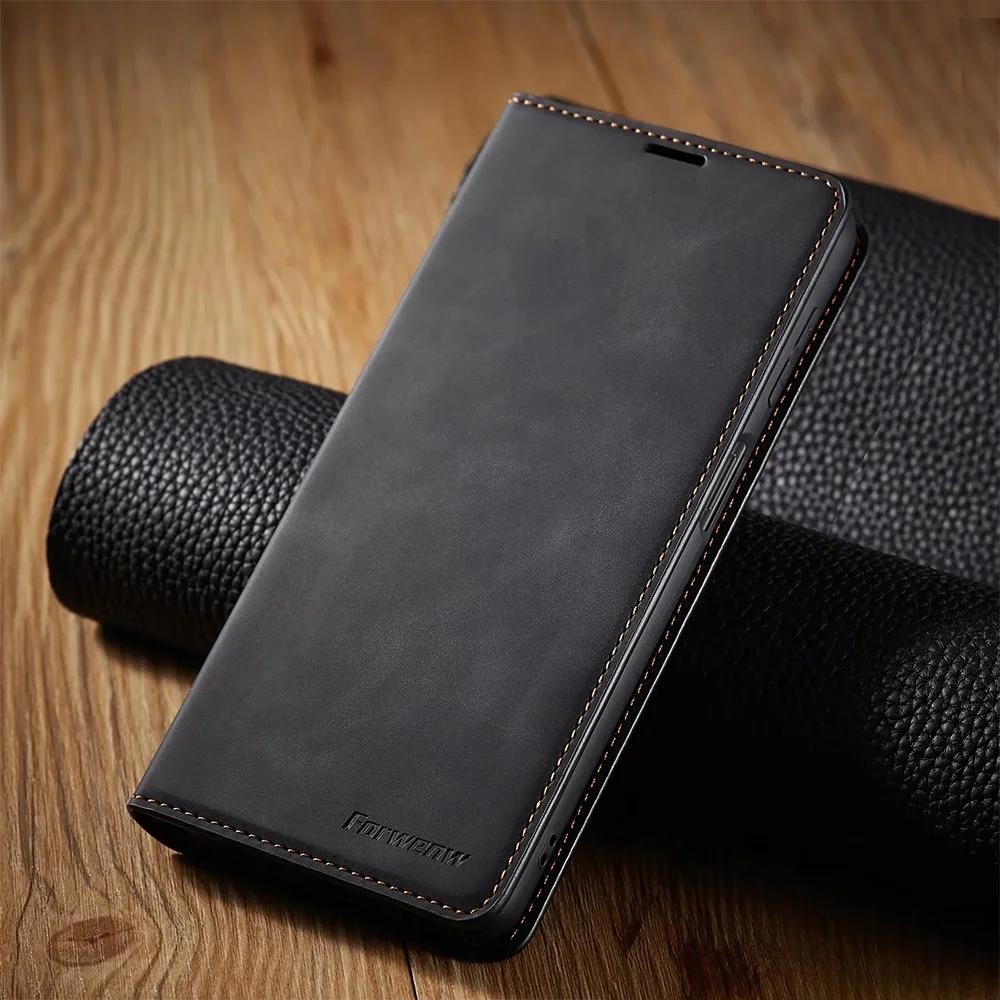 Wallet Leather Case for Samsung Galaxy S25 S24 S23 S22 S21 S20 FE Ultra Plus S10 A16 A15 A14 A56 A55 A54 A53 A52s 5G Flip Cover